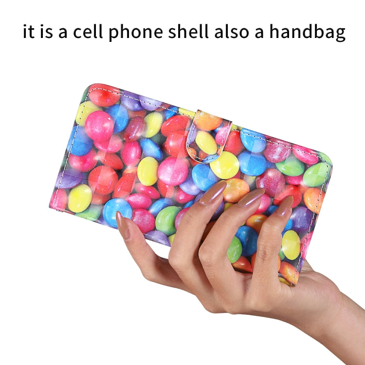 For LG K30 (2019) 3D Painting Colored Drawing Pattern Horizontal Flip TPU + PU Leather Case with Holder & Card Slots & Wallet & Lanyard