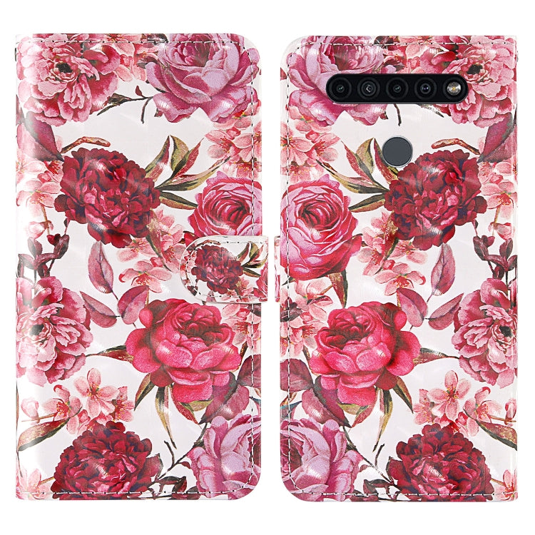 For LG K41S / K50S 3D Painting Colored Drawing Pattern Horizontal Flip TPU + PU Leather Case with Holder & Card Slots & Wallet & Lanyard