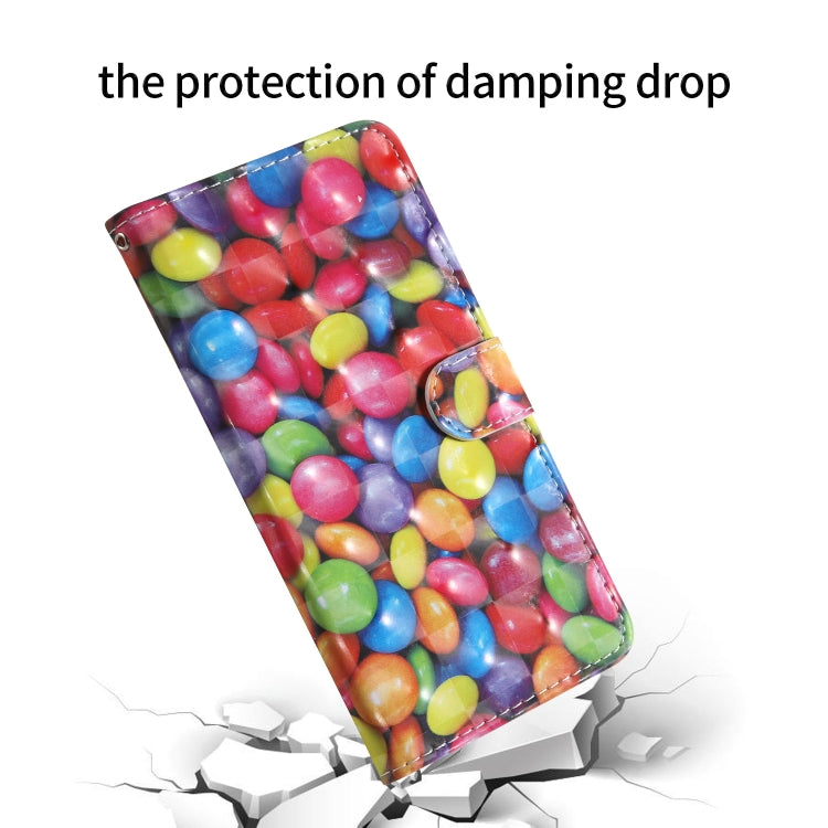 For LG K41S / K50S 3D Painting Colored Drawing Pattern Horizontal Flip TPU + PU Leather Case with Holder & Card Slots & Wallet & Lanyard