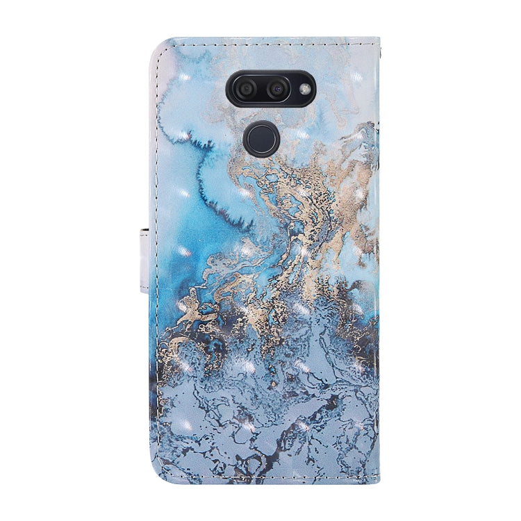 For LG K50 3D Painting Colored Drawing Pattern Horizontal Flip TPU + PU Leather Case with Holder & Card Slots & Wallet & Lanyard