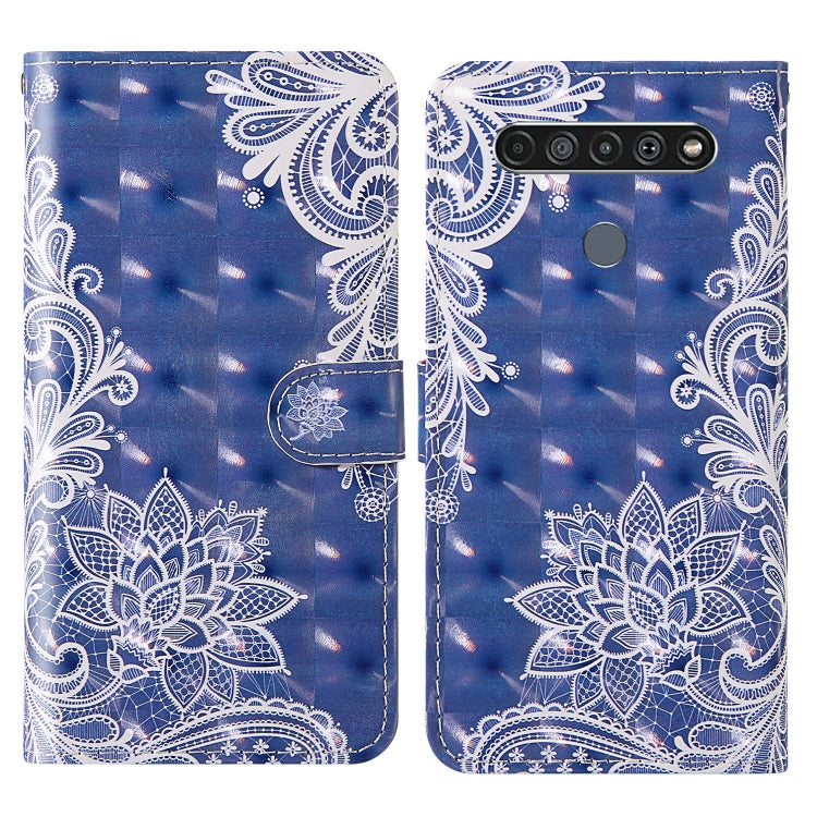 For LG K61 3D Painting Colored Drawing Pattern Horizontal Flip TPU + PU Leather Case with Holder & Card Slots & Wallet & Lanyard