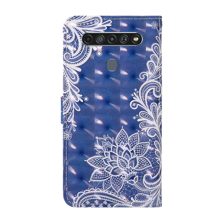For LG K61 3D Painting Colored Drawing Pattern Horizontal Flip TPU + PU Leather Case with Holder & Card Slots & Wallet & Lanyard