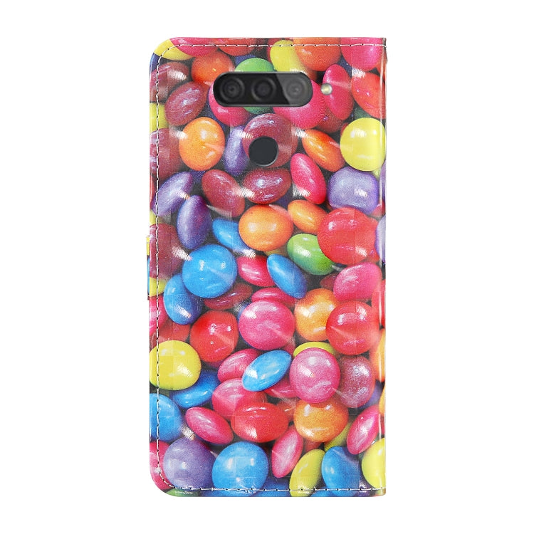 For LG Q70 3D Painting Colored Drawing Pattern Horizontal Flip TPU + PU Leather Case with Holder & Card Slots & Wallet & Lanyard