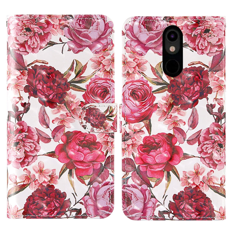 For LG Stylo 5 3D Painting Colored Drawing Pattern Horizontal Flip TPU + PU Leather Case with Holder & Card Slots & Wallet & Lanyard