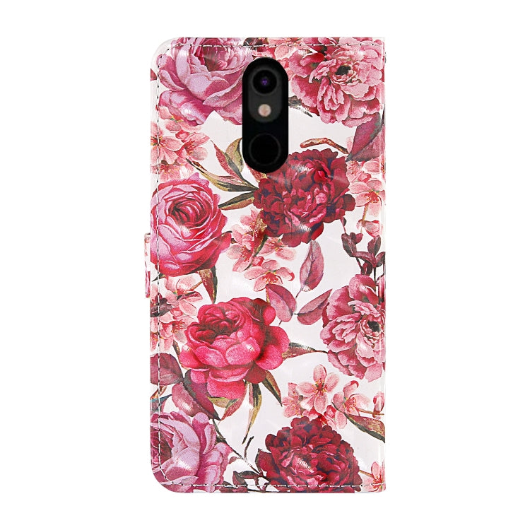 For LG Stylo 5 3D Painting Colored Drawing Pattern Horizontal Flip TPU + PU Leather Case with Holder & Card Slots & Wallet & Lanyard