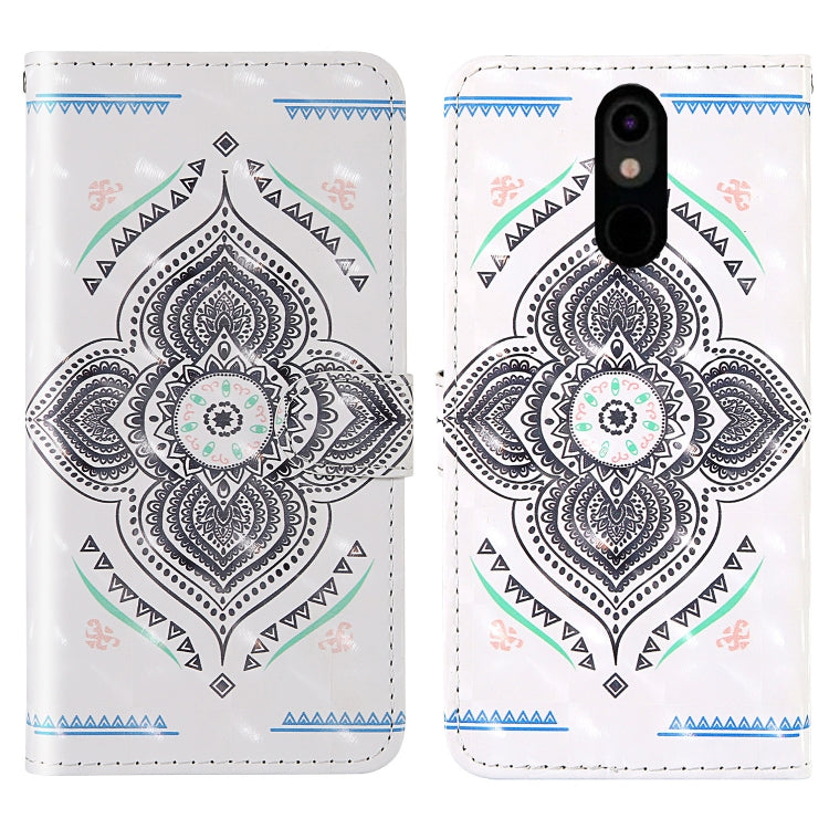 For LG Stylo 5 3D Painting Colored Drawing Pattern Horizontal Flip TPU + PU Leather Case with Holder & Card Slots & Wallet & Lanyard