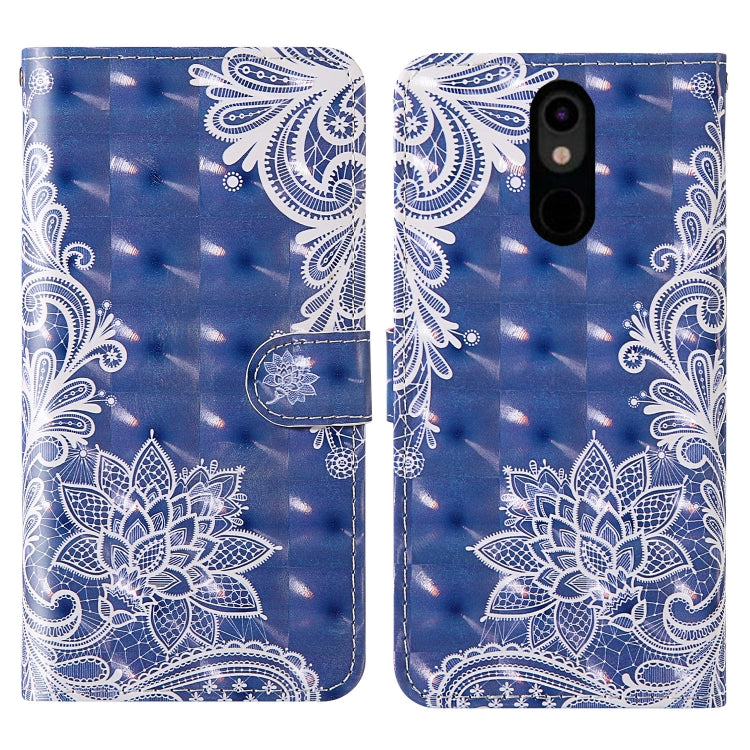 For LG Stylo 5 3D Painting Colored Drawing Pattern Horizontal Flip TPU + PU Leather Case with Holder & Card Slots & Wallet & Lanyard