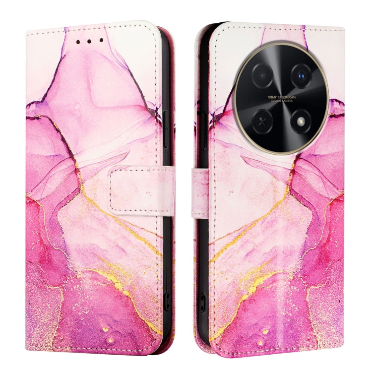 For Huawei nova 12i 4G Global PT003 Marble Pattern Flip Leather Phone Case