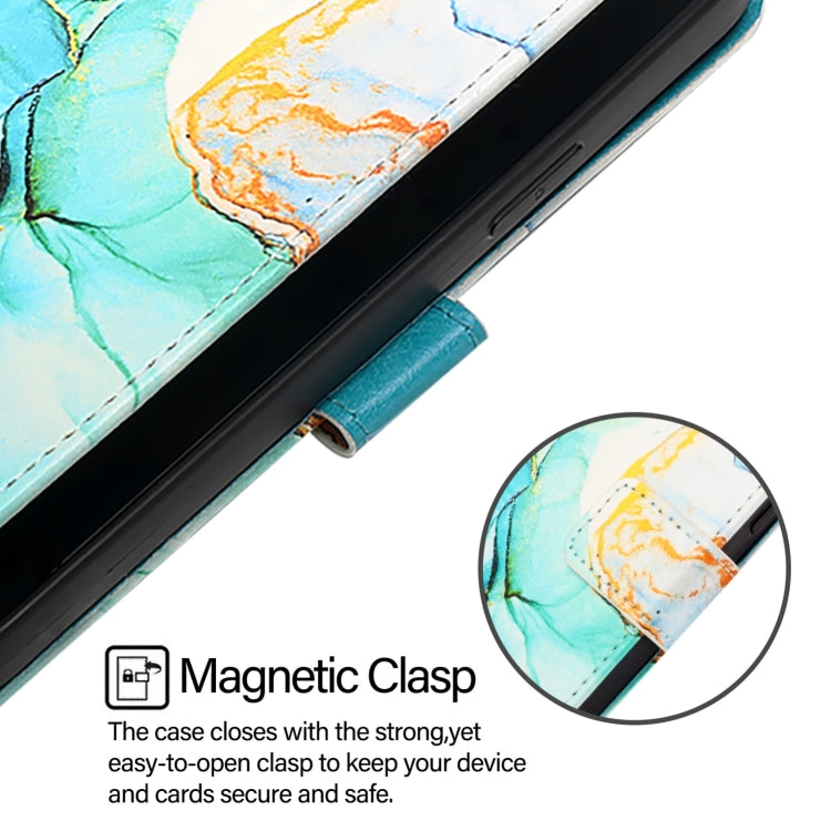 For Huawei P40 PT003 Marble Pattern Flip Leather Phone Case