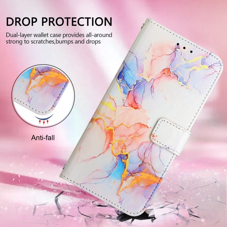 For Huawei P50 PT003 Marble Pattern Flip Leather Phone Case