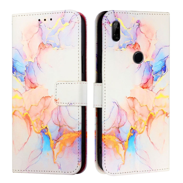 For Huawei P Smart Z / Y9 Prime 2019 PT003 Marble Pattern Flip Leather Phone Case