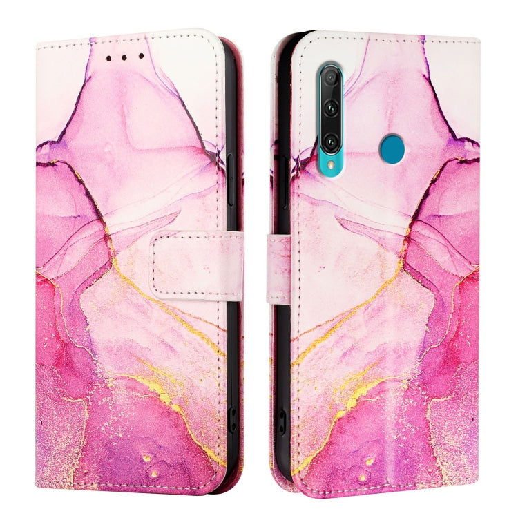 For Huawei Enjoy 9s / P Smart+ 2019 PT003 Marble Pattern Flip Leather Phone Case