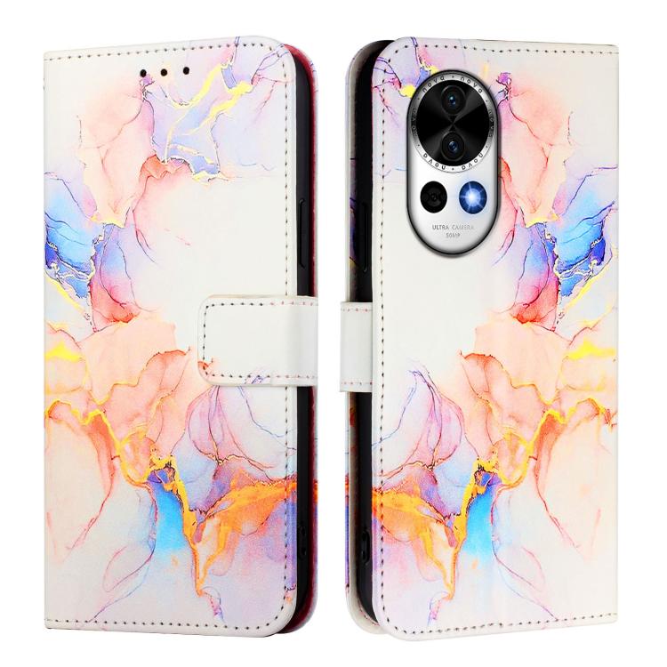 For Huawei nova 13 / nova 12 PT003 Marble Pattern Flip Leather Phone Case
