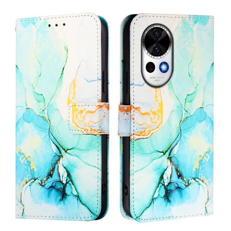 For Huawei nova 13 / nova 12 PT003 Marble Pattern Flip Leather Phone Case