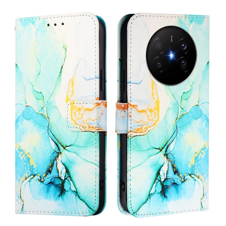For Huawei Mate 70 Air PT003 Marble Pattern Flip Leather Phone Case