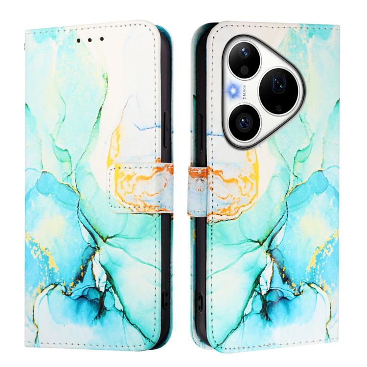 For Huawei Pura 90 Pro PT003 Marble Pattern Flip Leather Phone Case