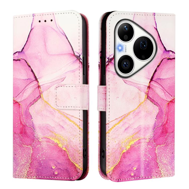 For Huawei Pura 90 Pro PT003 Marble Pattern Flip Leather Phone Case