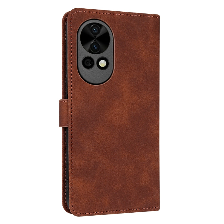 For Huawei nova 12 Pro AZNS Skin Feel Calf Texture Flip Leather Phone Case