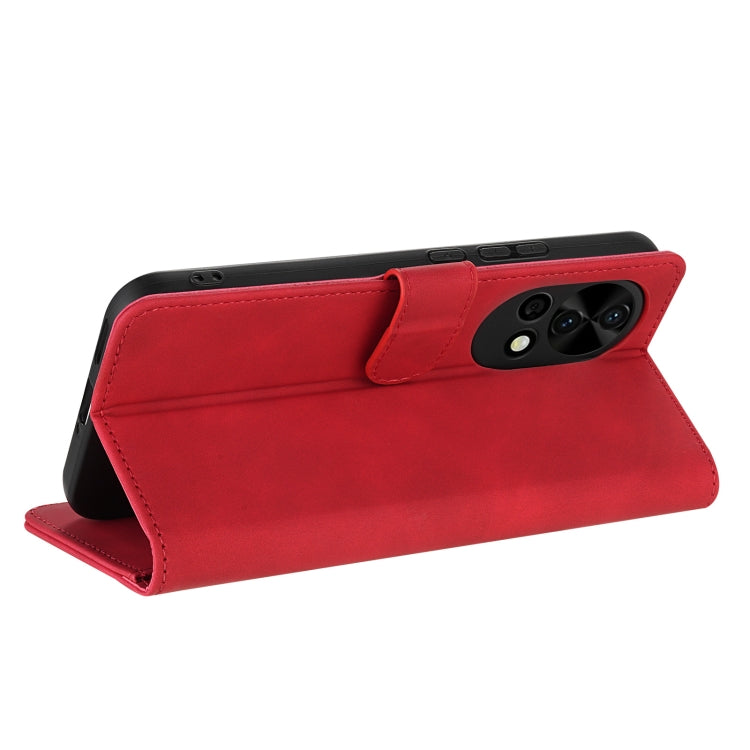 For Huawei nova 12 Pro AZNS Skin Feel Calf Texture Flip Leather Phone Case