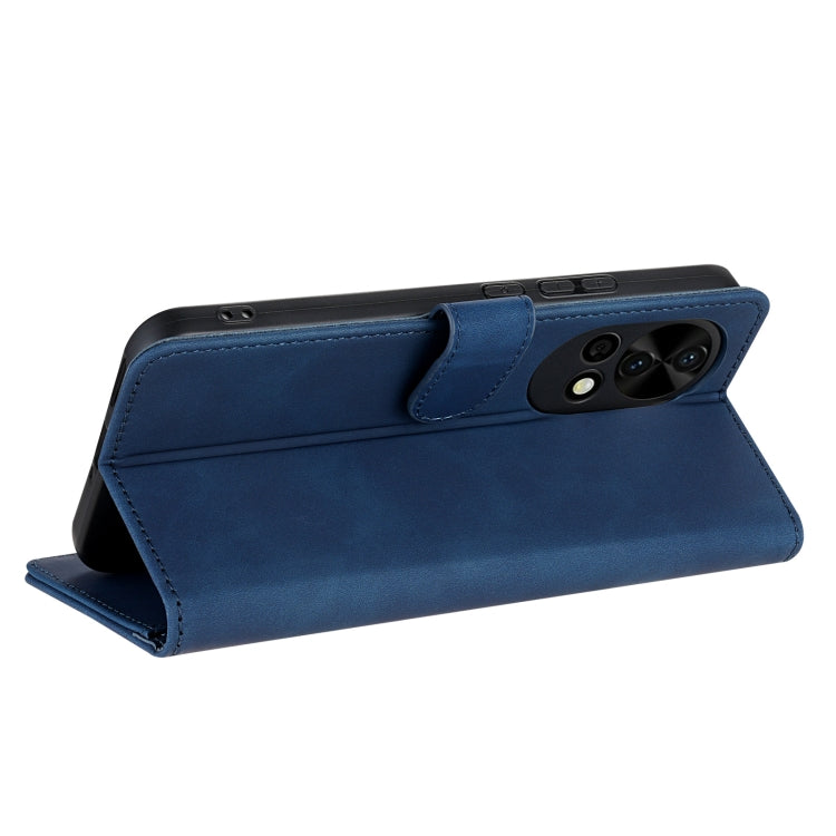For Huawei nova 12 Pro AZNS Skin Feel Calf Texture Flip Leather Phone Case