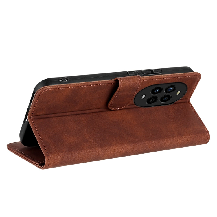 For Huawei nova 13 Pro AZNS Skin Feel Calf Texture Flip Leather Phone Case