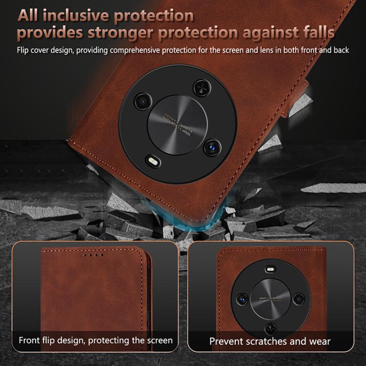 For Huawei Enjoy 70X / Maimang 30 AZNS Skin Feel Calf Texture Flip Leather Phone Case