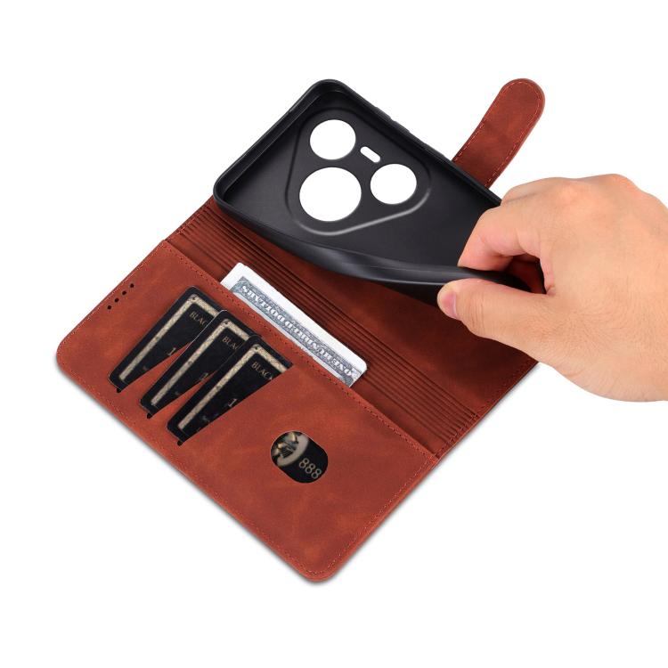For Huawei Pura 80 Ultra 5G AZNS Skin Feel Calf Texture Flip Leather Phone Case