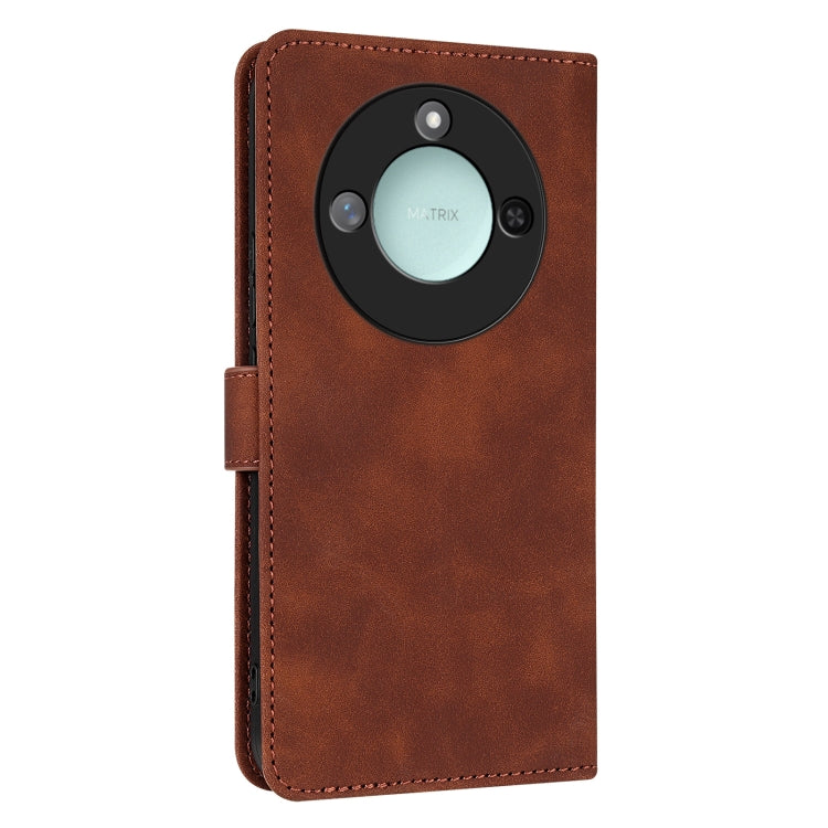 For Honor X60 AZNS Skin Feel Calf Texture Flip Leather Phone Case