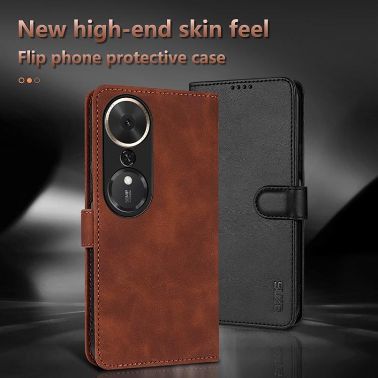For Honor Play 70 Plus AZNS Skin Feel Calf Texture Flip Leather Phone Case