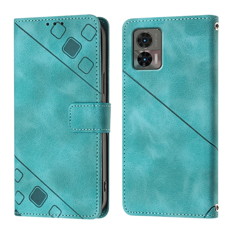 For Motorola Edge 30 Neo Skin Feel Embossed Leather Phone Case