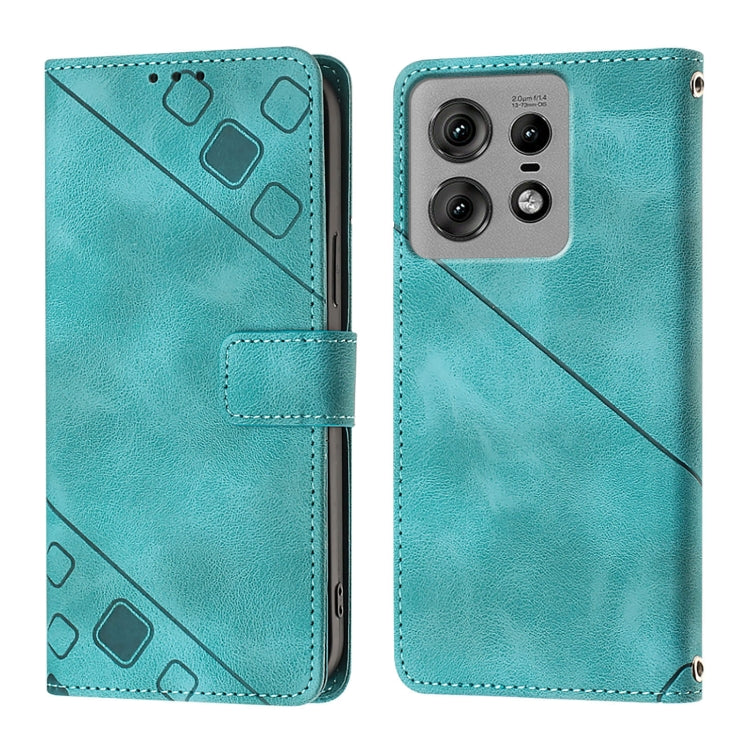 For Motorola Edge 50 Pro Skin Feel Embossed Leather Phone Case