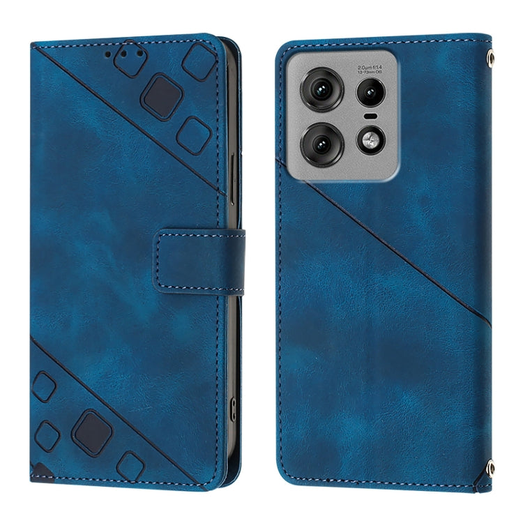 For Motorola Edge 50 Pro Skin Feel Embossed Leather Phone Case