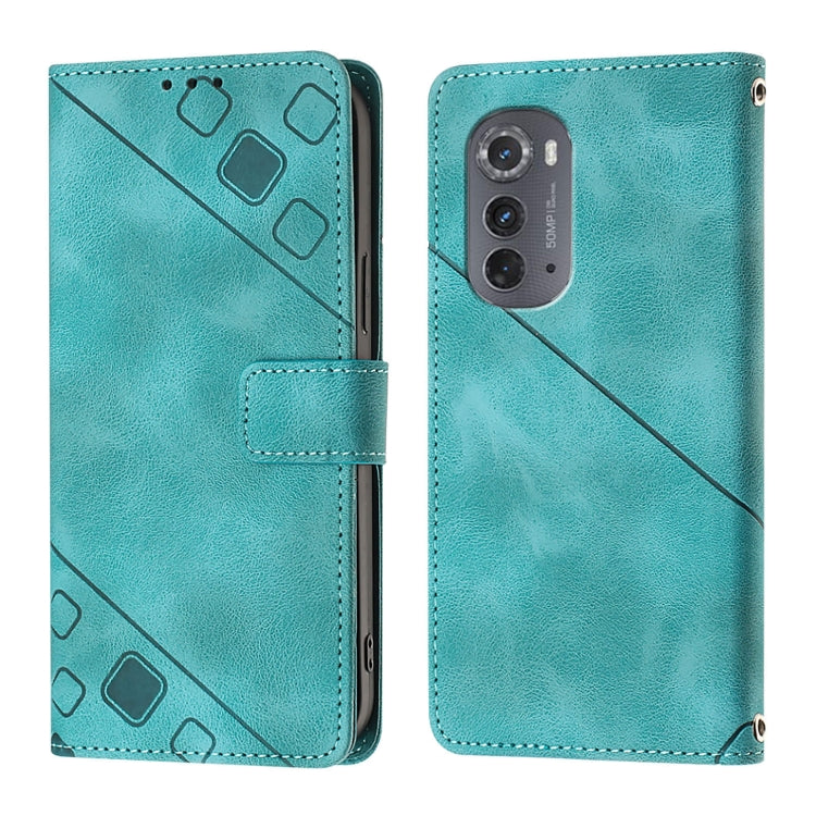 For Motorola Edge 2022 / Edge 5G UW 2022 Skin Feel Embossed Leather Phone Case