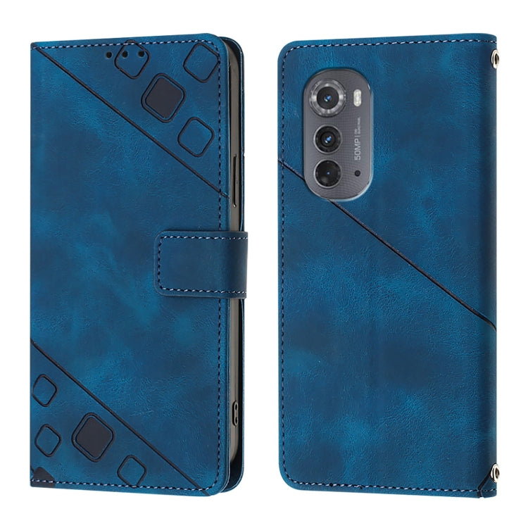For Motorola Edge 2022 / Edge 5G UW 2022 Skin Feel Embossed Leather Phone Case