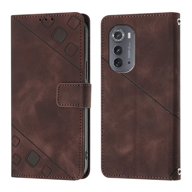 For Motorola Edge 2022 / Edge 5G UW 2022 Skin Feel Embossed Leather Phone Case