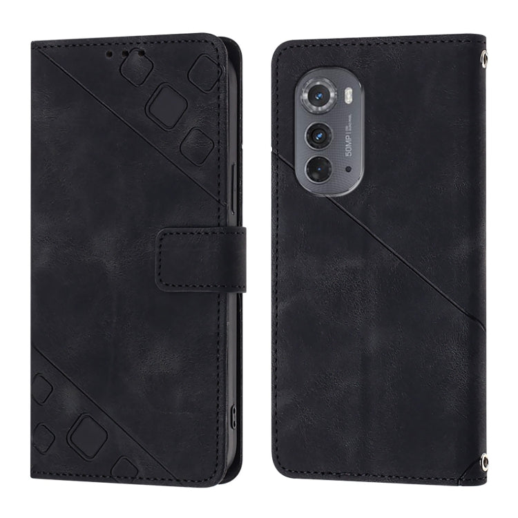 For Motorola Edge 2022 / Edge 5G UW 2022 Skin Feel Embossed Leather Phone Case
