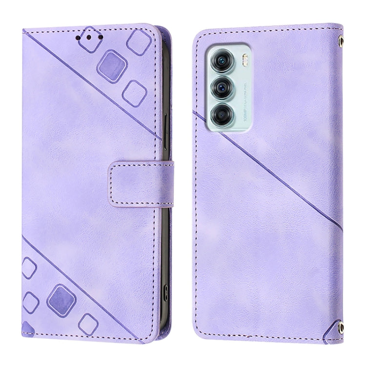 For Motorola Edge S30 / Moto G200 5G Skin Feel Embossed Leather Phone Case