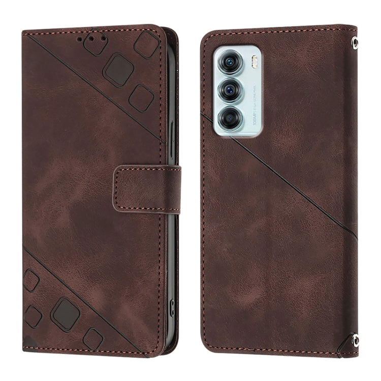 For Motorola Edge S30 / Moto G200 5G Skin Feel Embossed Leather Phone Case