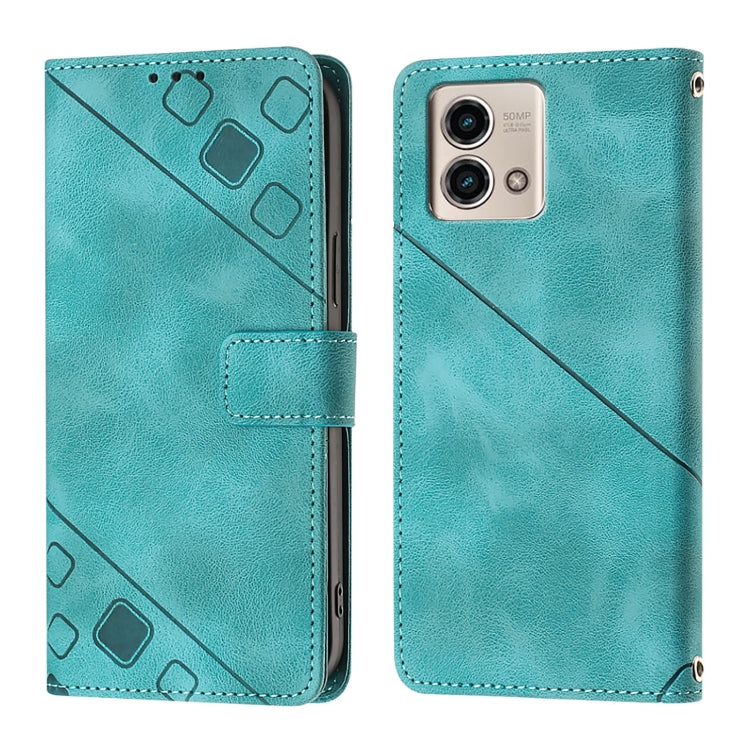 For Motorola Moto G Stylus 4G 2023 Skin Feel Embossed Leather Phone Case