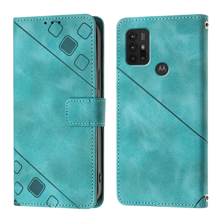 For Motorola Moto G10 / G10 Power / G20 Skin Feel Embossed Leather Phone Case