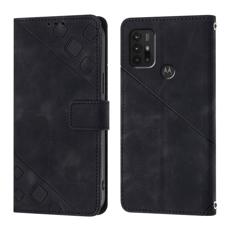 For Motorola Moto G10 / G10 Power / G20 Skin Feel Embossed Leather Phone Case