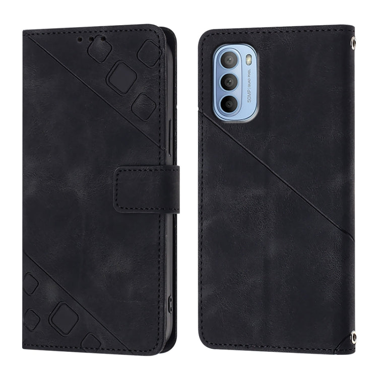 For Motorola Moto G31 Global / Moto G41 Skin Feel Embossed Leather Phone Case