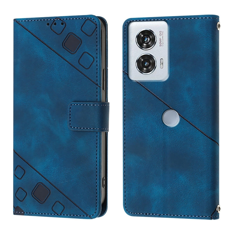 For Motorola Edge 50 Fusion Skin Feel Embossed Leather Phone Case