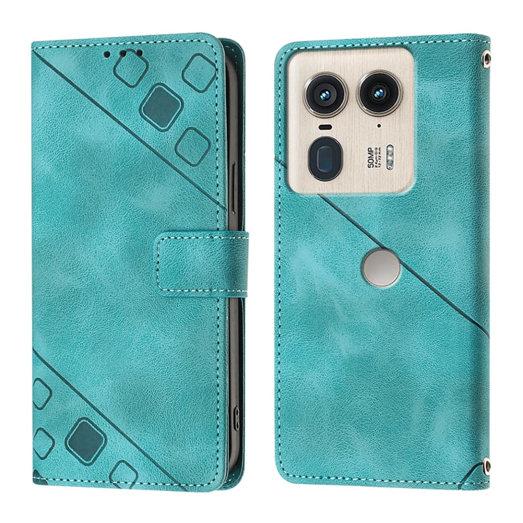 For Motorola Edge 50 Ultra Skin Feel Embossed Leather Phone Case
