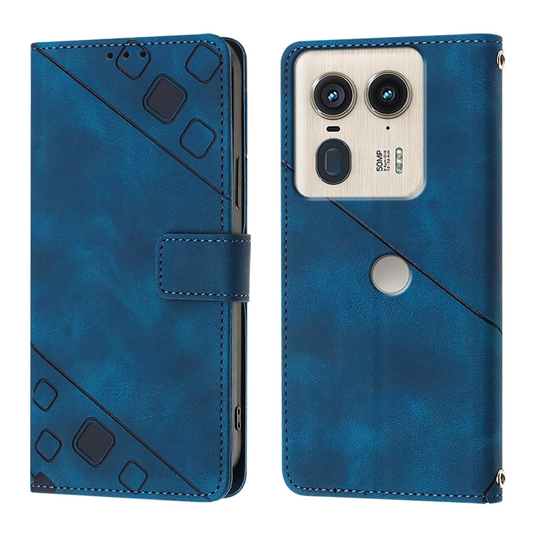 For Motorola Edge 50 Ultra Skin Feel Embossed Leather Phone Case