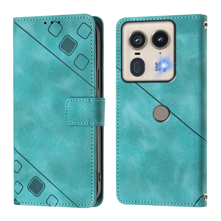 For Motorola Edge 50 5G Global Skin Feel Embossed Leather Phone Case