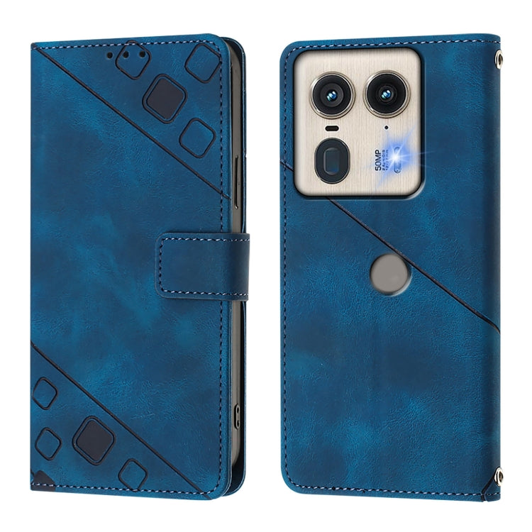 For Motorola Edge 50 5G Global Skin Feel Embossed Leather Phone Case