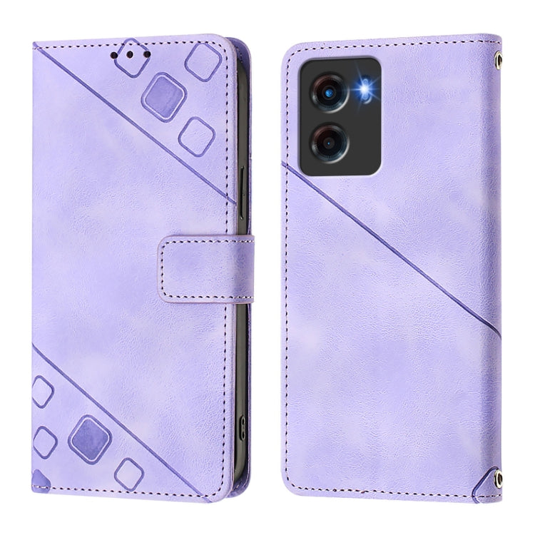 For Motorola Moto G05 Skin Feel Embossed Leather Phone Case