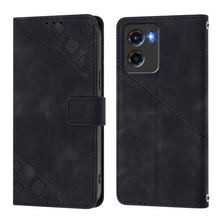 For Motorola Moto G05 Skin Feel Embossed Leather Phone Case
