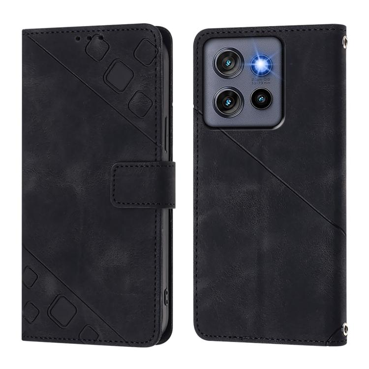 For Motorola Moto G Stylus 5G 2025 Global Skin Feel Embossed Leather Phone Case